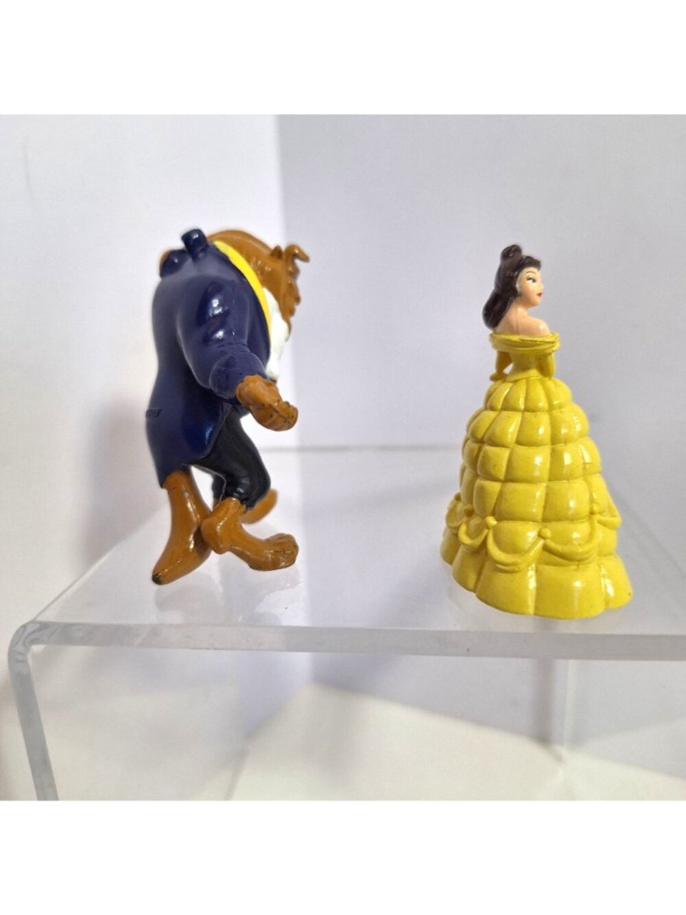 Disney Beauty And The Beast PVC Figures Belle And Beast 2.5 Inches - Picture 6 of 9